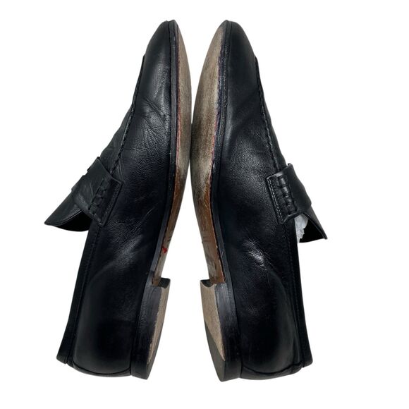 Carolina Herrera Black‎ Leather Doma Insignia Cut Out Horsebit Loafers main image 3